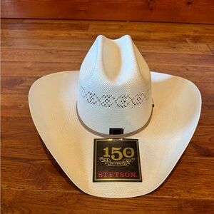 Stetson Straw Cowboy Hat style- Kade. size 56 7